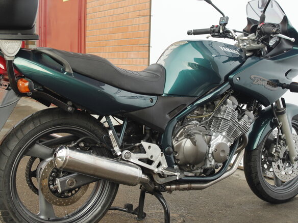 2000 Yamaha XJ600, зелёный - вид 10