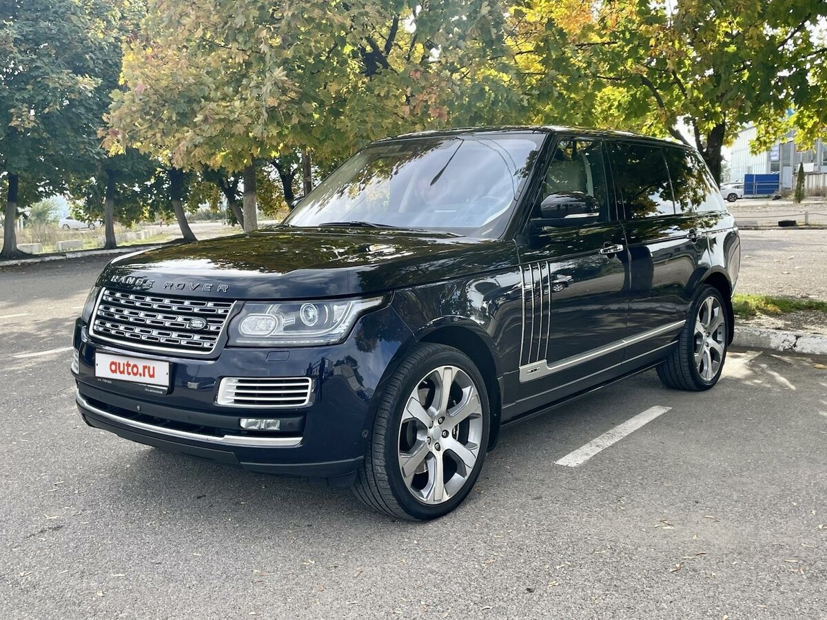 Купить б/у Land Rover Range Rover IV Long 5.0 AT (550 л.с.) 4WD бензин ...
