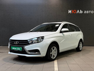 2018 Lada (ВАЗ) Vesta SW I, белый, 1000000 рублей, вид 1