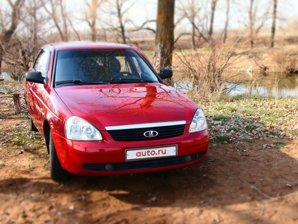 Лада Приора 2008 красная