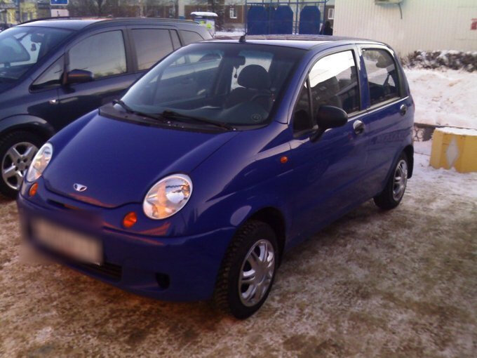 Daewoo Matiz темно синий