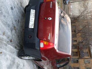 2009 Renault Logan I, красный, 350000 рублей, вид 4