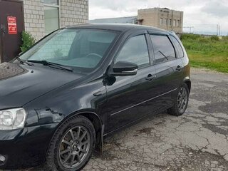 2011 Lada (ВАЗ) Kalina I, чёрный, 365000 рублей, вид 1