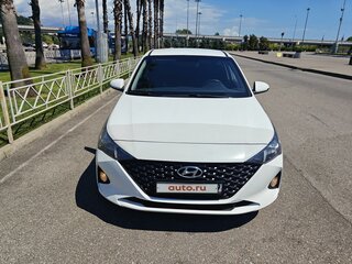 2020 Hyundai Solaris II Рестайлинг, белый, 1340000 рублей, вид 1