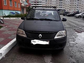 2009 Renault Logan I, чёрный, 200000 рублей, вид 1