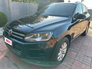 2012 Volkswagen Touareg II, чёрный, 2350000 рублей, вид 1