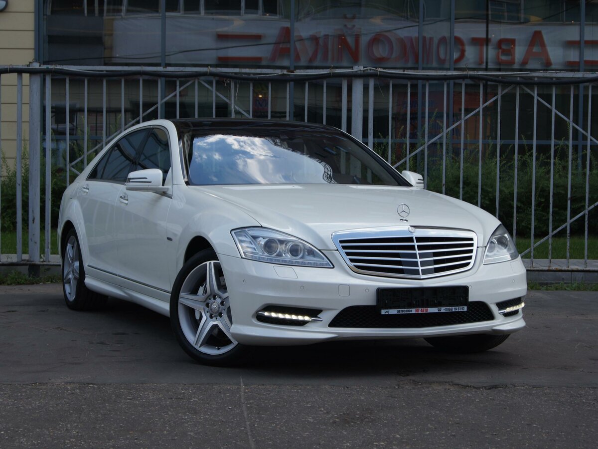 Mercedes Benz s 500 w 221 Р±РµР»С‹Р№