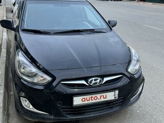 2013 Hyundai Solaris I, чёрный, 815000 рублей, вид 1