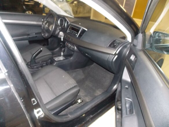 2013 Mitsubishi Lancer X Рестайлинг, чёрный - вид 7