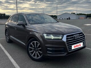 2016 Audi Q7 II (4M), коричневый, 4500000 рублей, вид 1