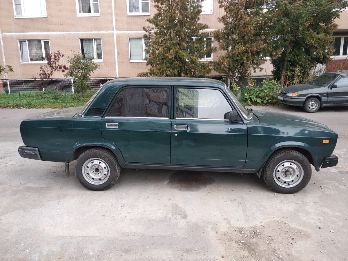 ваз 2107 зеленый металлик