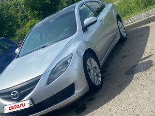 2009 Mazda 6 II (GH) Рестайлинг, серебристый, 610000 рублей, вид 1