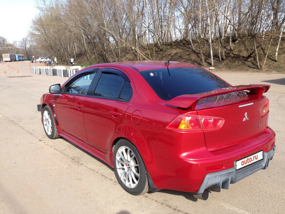 2007 Mitsubishi Lancer X, пурпурный - вид 1