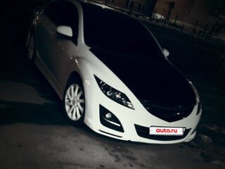 2010 Mazda 6 II (GH) Рестайлинг, белый, 800000 рублей, вид 1