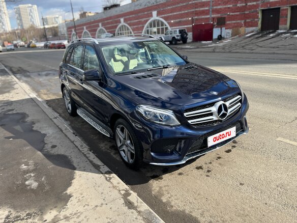 2015 Mercedes-Benz GLE 250 d I (W166), синий, 3390000 рублей - вид 3