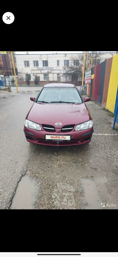 Ниссан альмера красный