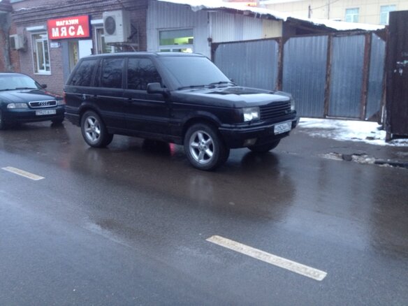 1998 Land Rover Range Rover II, чёрный