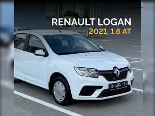 2021 Renault Logan II Рестайлинг, белый, 640000 рублей, вид 1