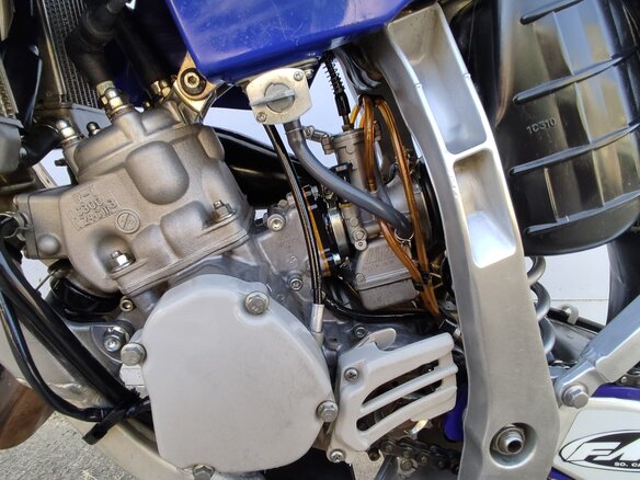2021 Yamaha YZ125, синий - вид 15