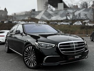 2021 Mercedes-Benz S-Класс 450 Long 4MATIC VII (W223), чёрный, 11000000 рублей, вид 1
