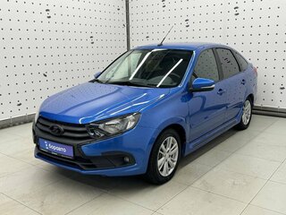 2019 Lada (ВАЗ) Granta I Рестайлинг, синий, 765000 рублей, вид 1