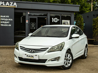 2016 Hyundai Solaris I Рестайлинг, белый, 949000 рублей, вид 1