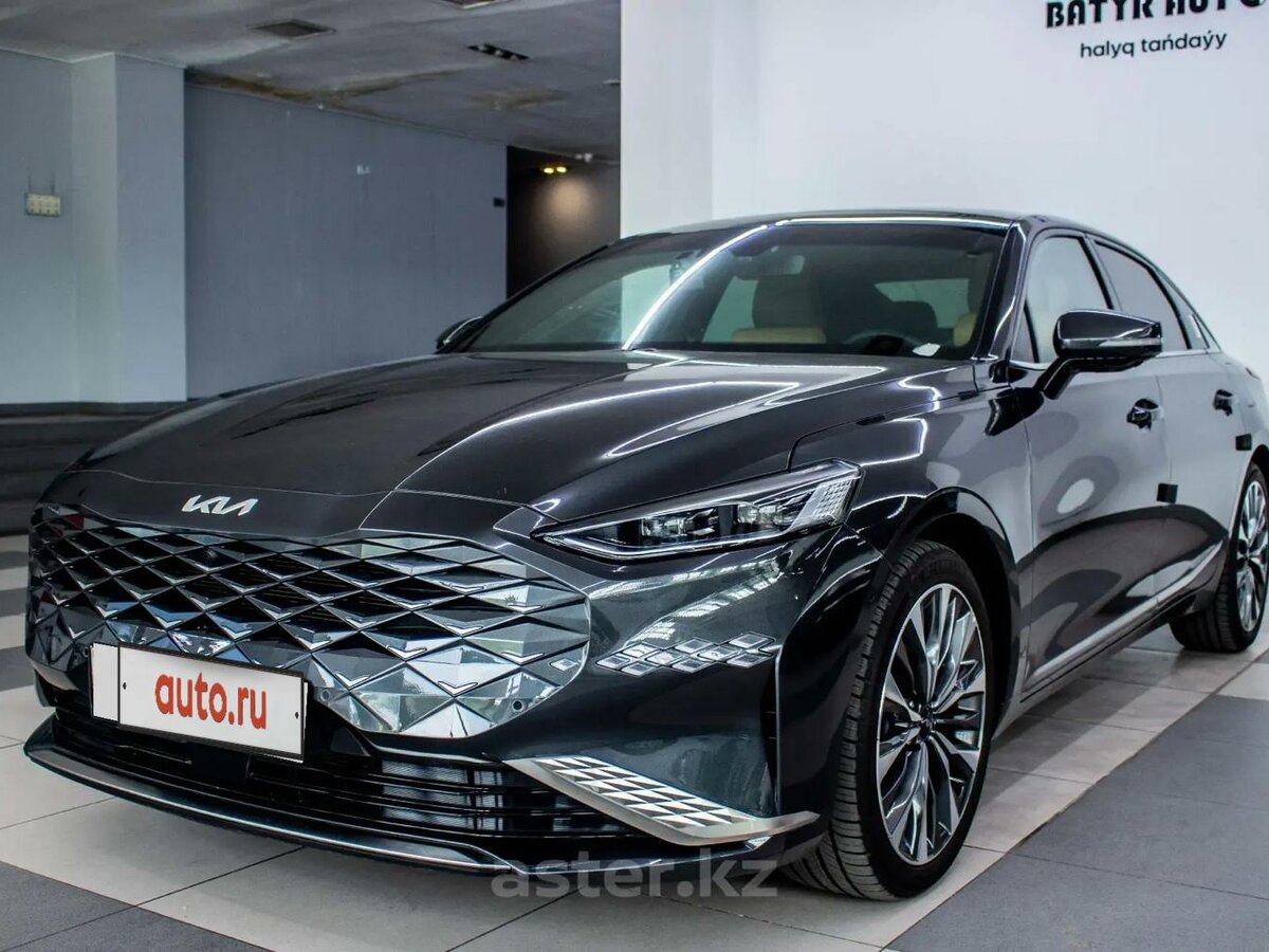 Купить б/у Kia K8 I 2.5 AT (198 л.с.) бензин автомат в Астане: чёрный ...
