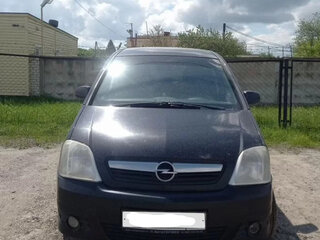 2008 Opel Meriva A Рестайлинг, чёрный, 247279 рублей, вид 1