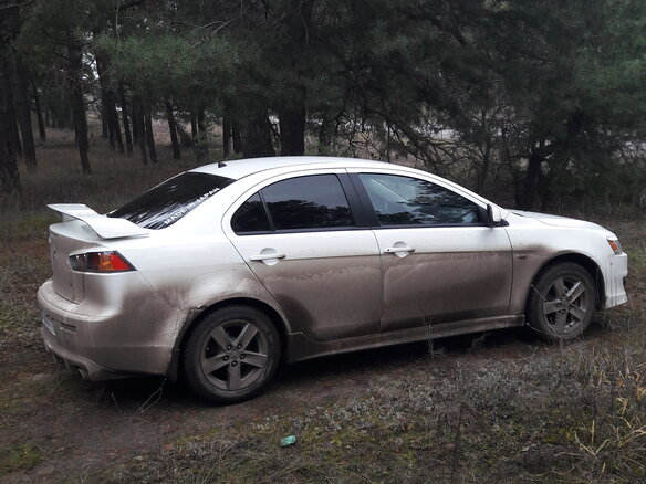 2008 Mitsubishi Lancer X, белый, 1180000 рублей - вид 4