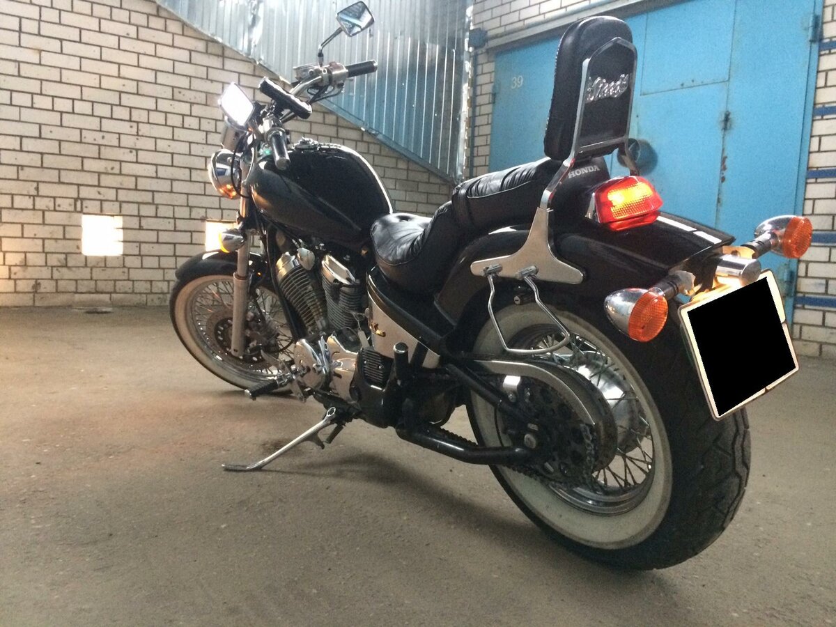 Honda Shadow 400 крепеж кофр