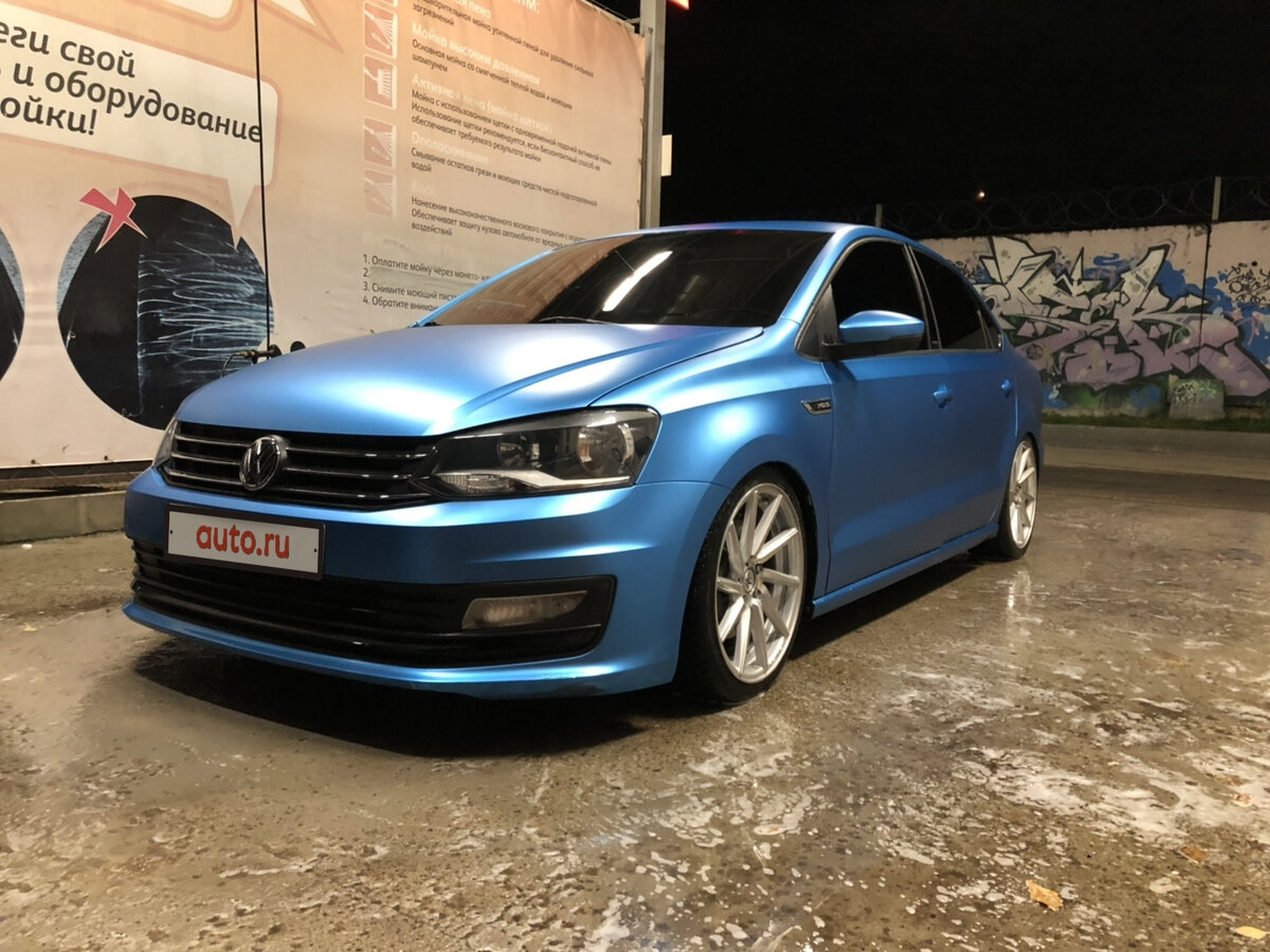Volkswagen Polo sedan матовая пленка