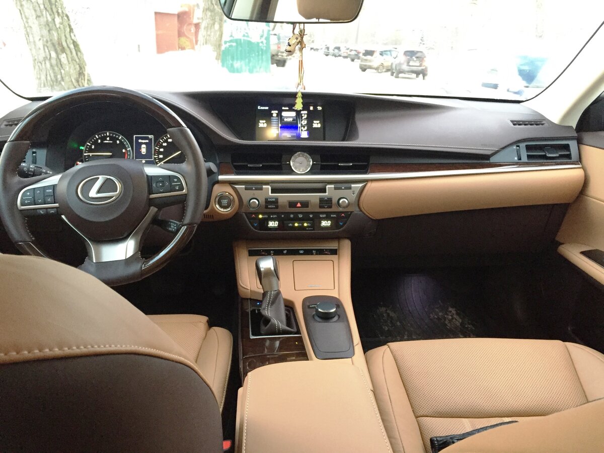 Лексус es 350 бежевый салон