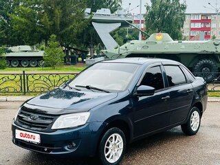 2012 Lada (ВАЗ) Granta I, серый, 325000 рублей, вид 1