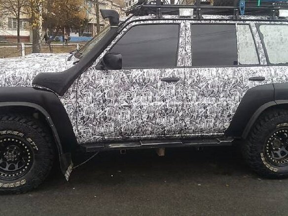 2007 Nissan Patrol V (Y61) Рестайлинг, чёрный - вид 10