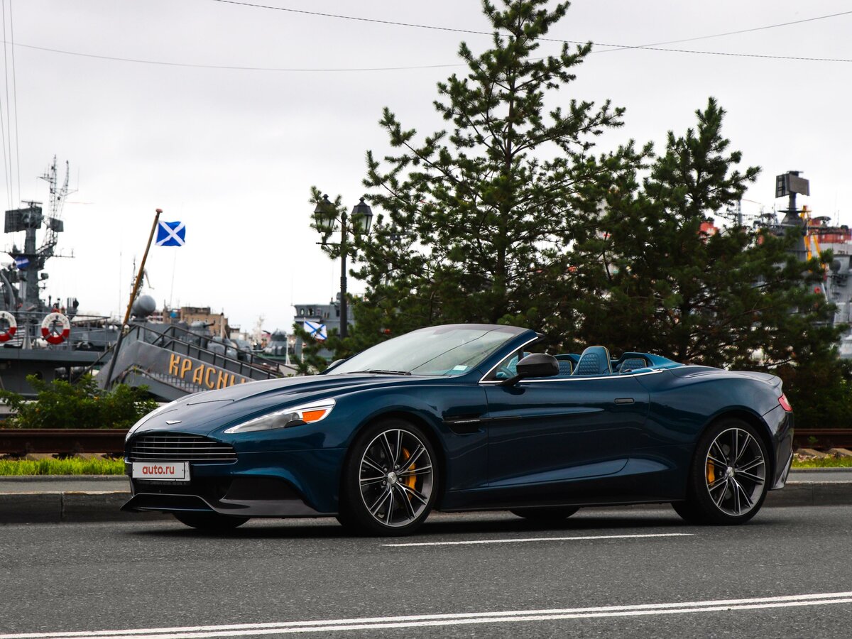 Купить б/у Aston Martin Vanquish II Volante 5.9 AT (573 л.с.) бензин ...