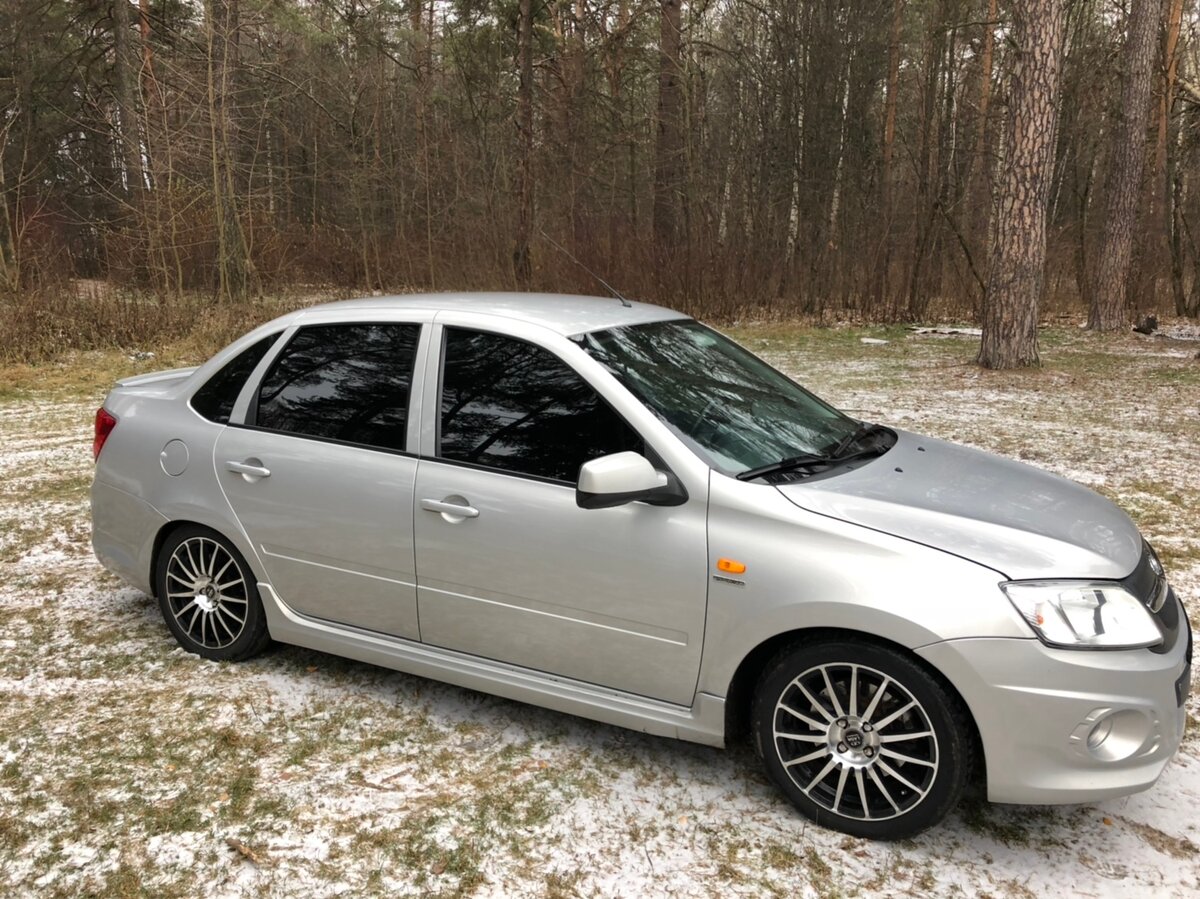 Как занизить ладу гранту седан - фото