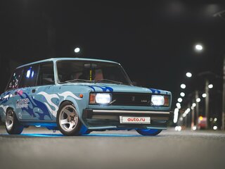 1988 Lada (ВАЗ) 2104, синий, 399999 рублей, вид 1
