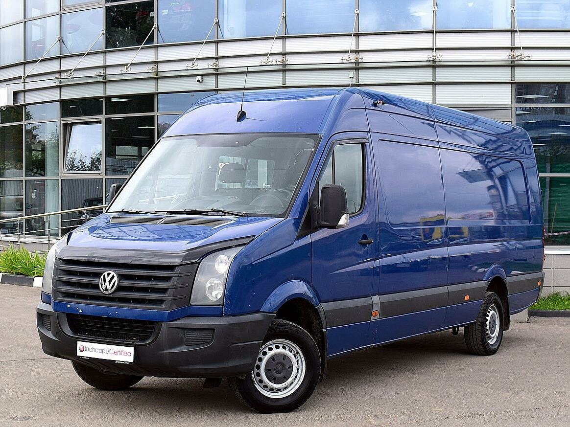 2011 Volkswagen Crafter, синий.