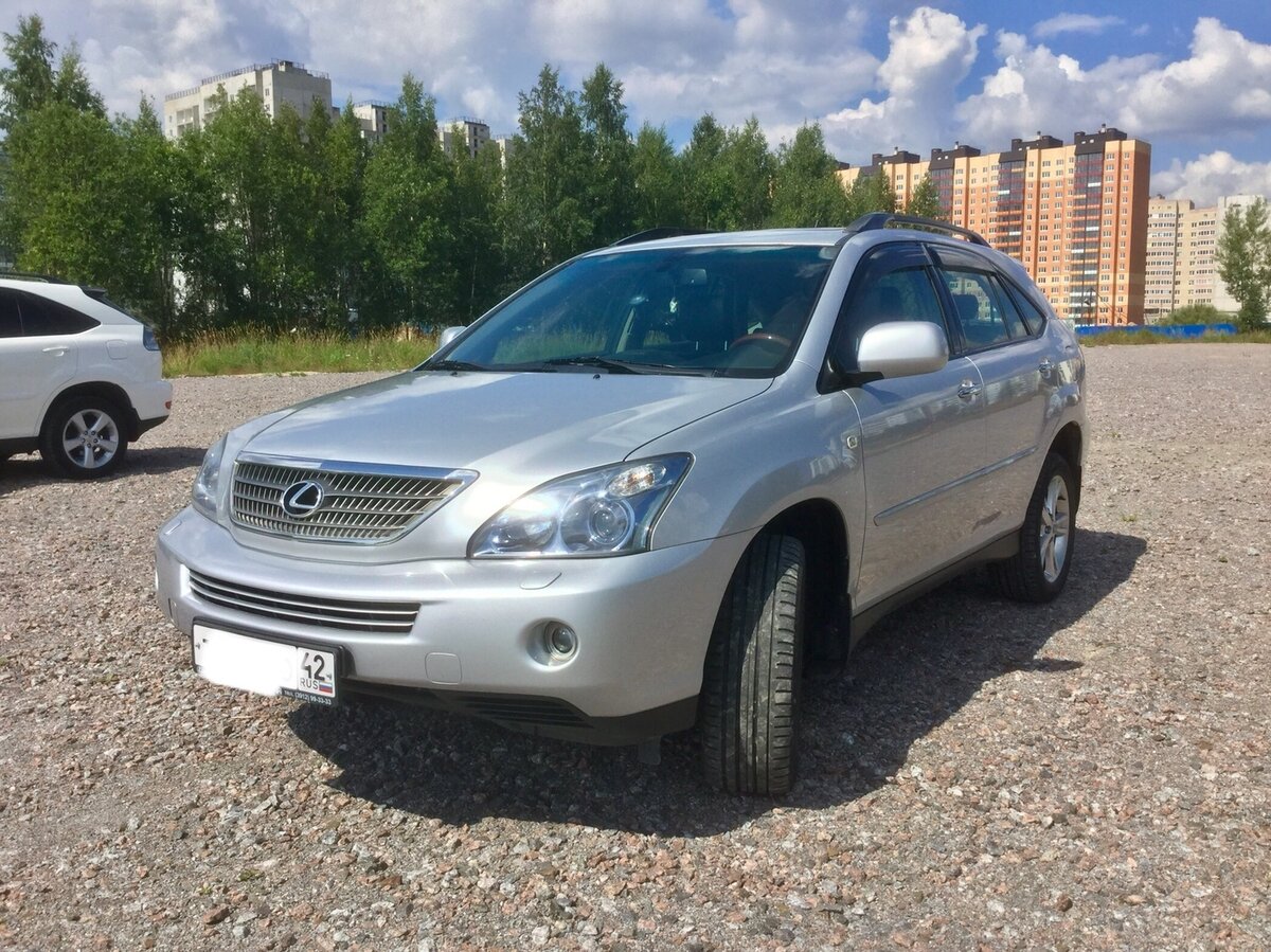 Купить б/у Lexus RX II Рестайлинг 400h 3.3hyb CVT (211 л.с