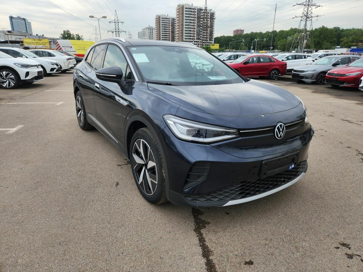 Купить новый Volkswagen ID.4 электро автомат в Химках: синий 2022 ...