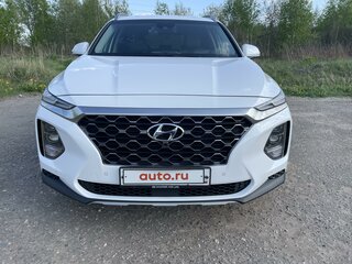 2018 Hyundai Santa Fe IV, белый, 3180000 рублей, вид 1