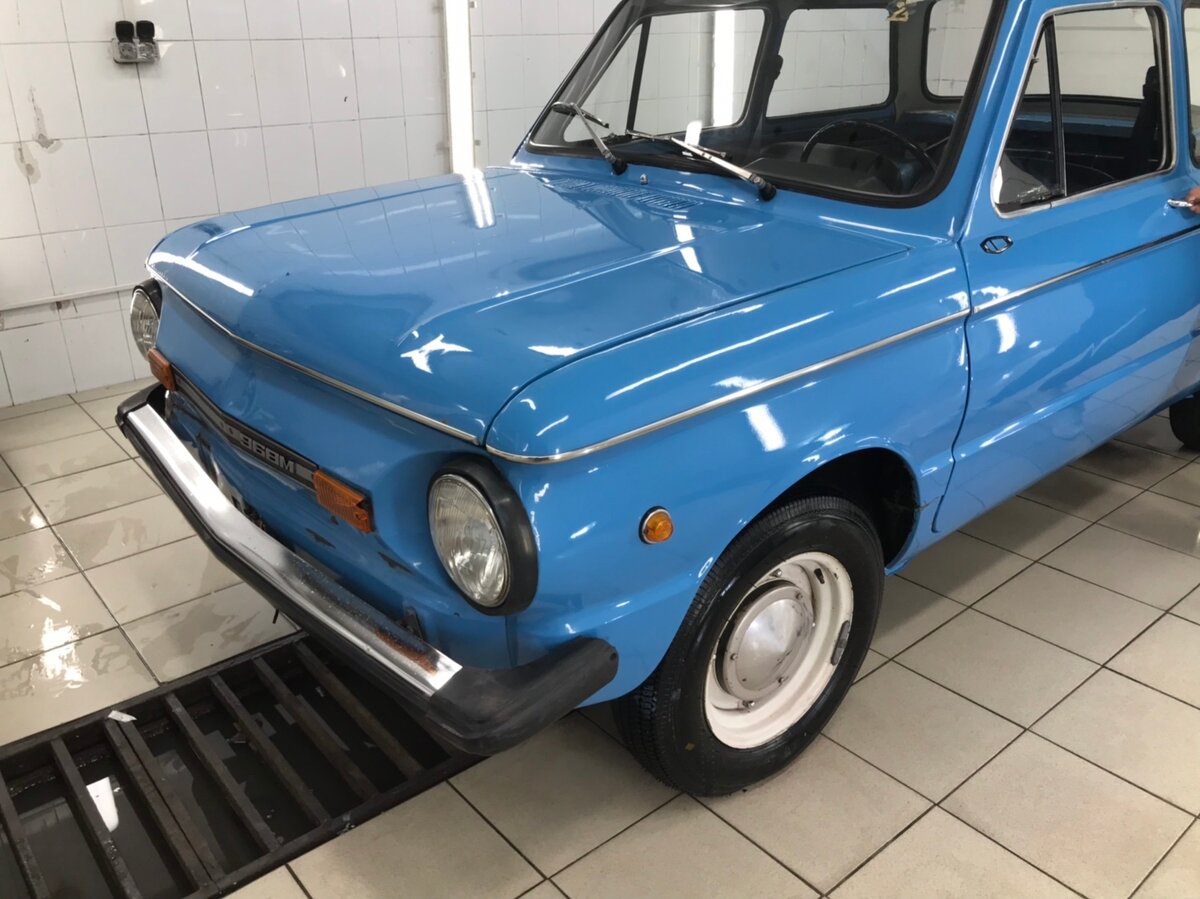 1986 ЗАЗ 968 М, голубой.