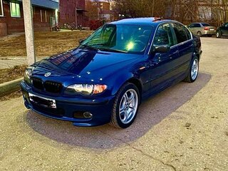 2003 BMW 3 серии 320i IV (E46) Рестайлинг, синий, 999999 рублей, вид 1