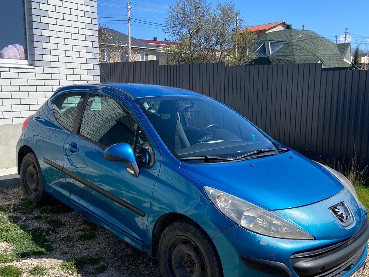 Купить б/у Peugeot 207 I 1.4 AMT (90 л.с.) бензин робот в Москве: синий ...