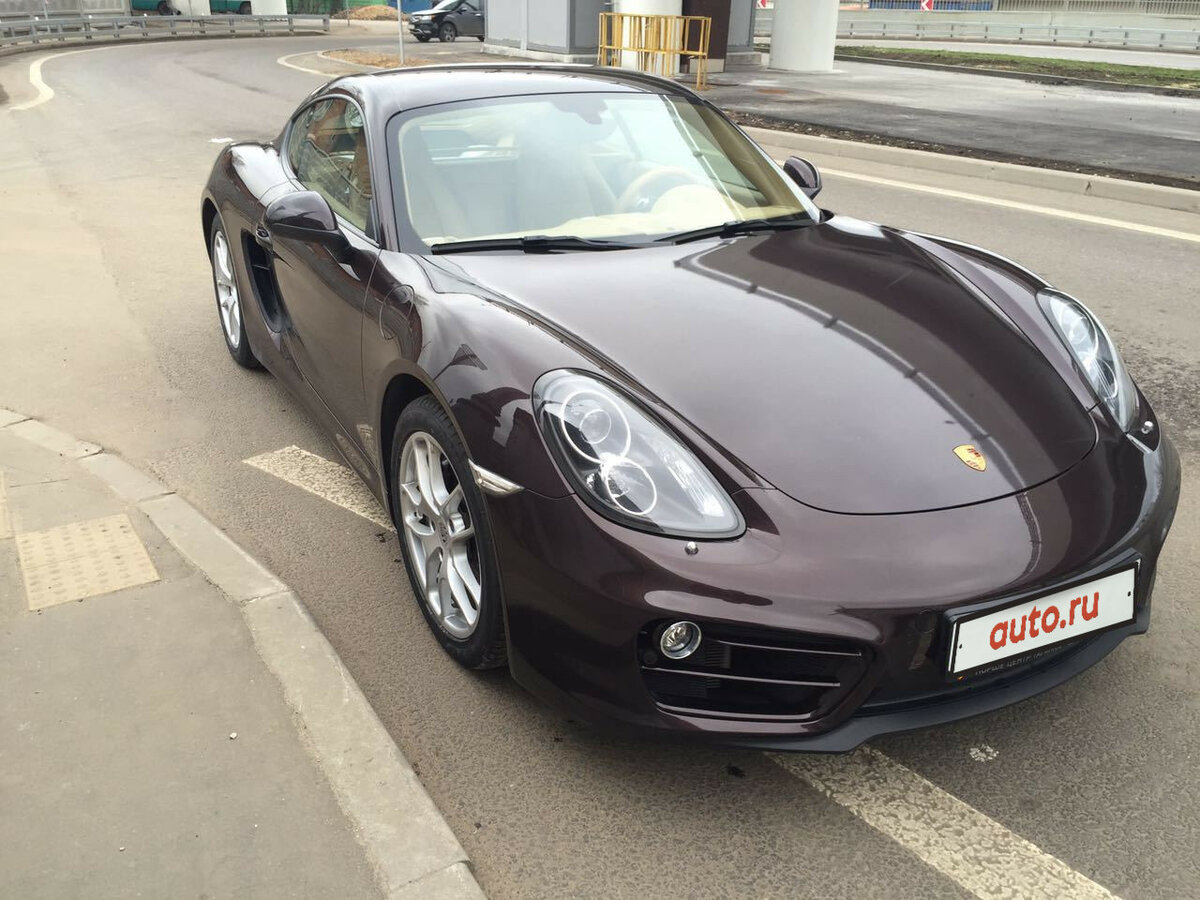 Porsche Cayman Brown