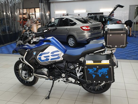 2015 BMW R 1200 GS, синий - вид 12