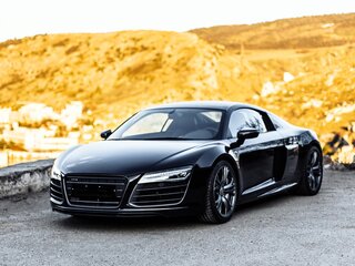 2014 Audi R8 V10 plus I (Typ 42) Рестайлинг, чёрный, 10000000 рублей, вид 1