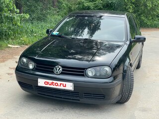 1999 Volkswagen Golf IV, чёрный, 400000 рублей, вид 1
