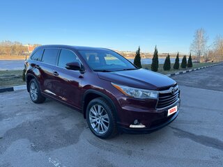 2015 Toyota Highlander III (U50), красный, 2950000 рублей, вид 1