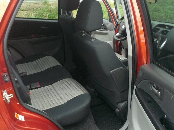 2008 Suzuki SX4 I (Classic), красный - вид 4